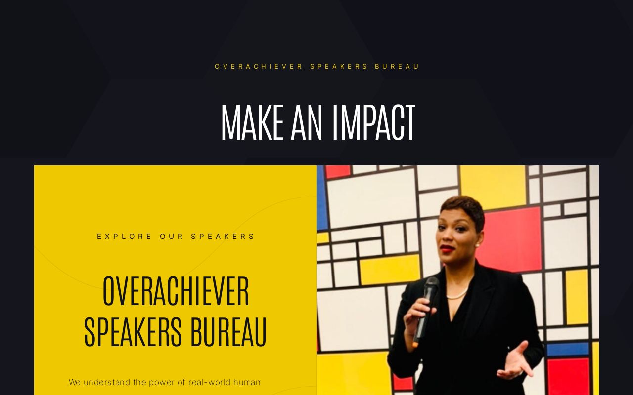 Overachiever Speakers Bureau